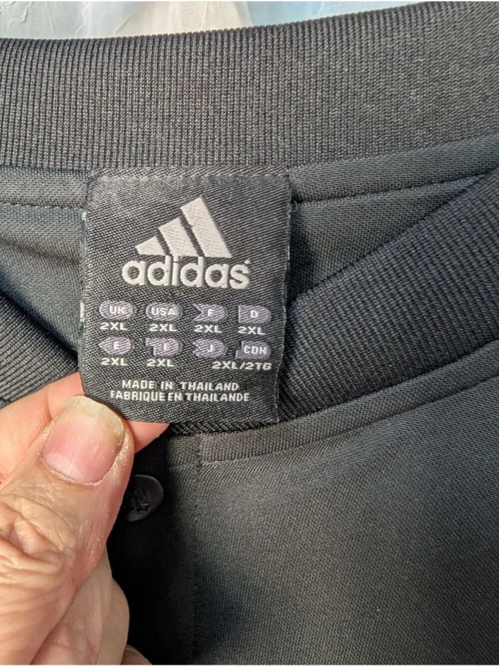 Vintage Adidas button front jersey satin size 2XL